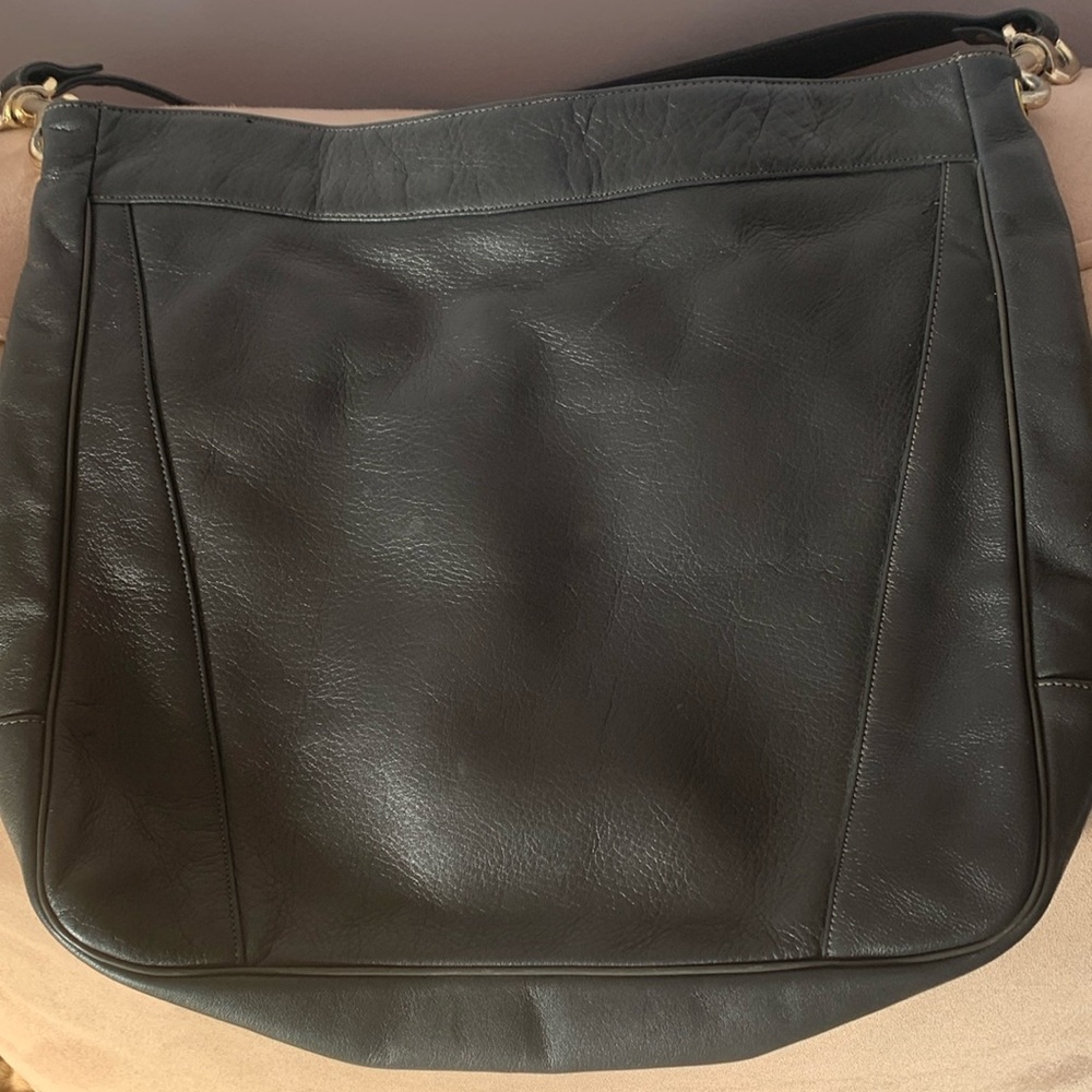 Grey Leather purse